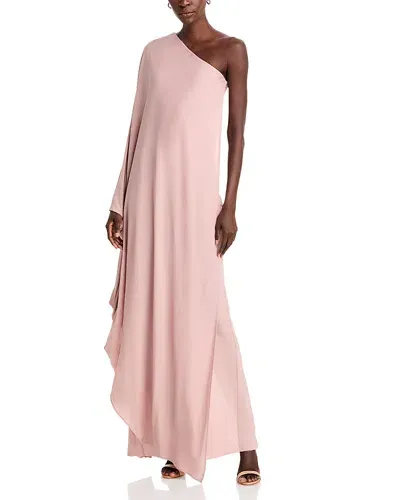 Hugo Boss 2.0 Escapa Draped One Shoulder Gown In Cherub