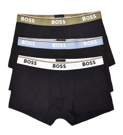 Hugo Boss 3 Pack Power Trunk Boxers 980 Black Mixed