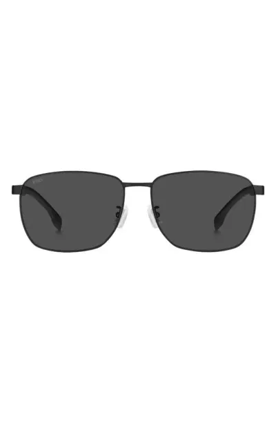 Hugo Boss 62mm Aviator Sunglasses In Black