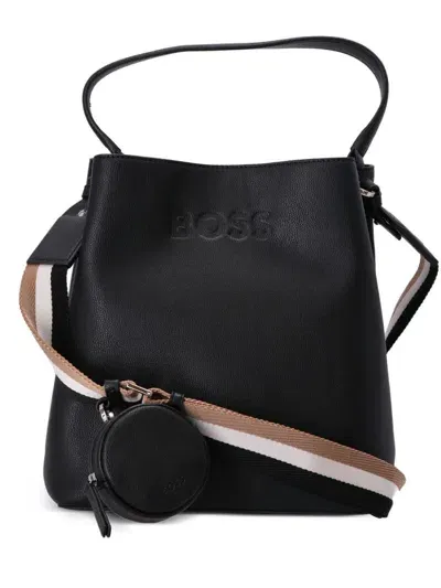 Hugo Boss Addison Bucket Bag In Black