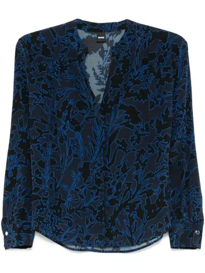 Hugo Boss Banora Shirt In Blue