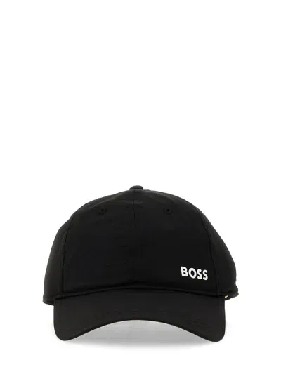 Hugo Boss Baseball Cap In Black