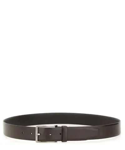 Hugo Boss Belt In Brown