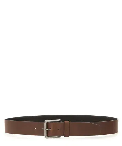 Hugo Boss Belt In Brown