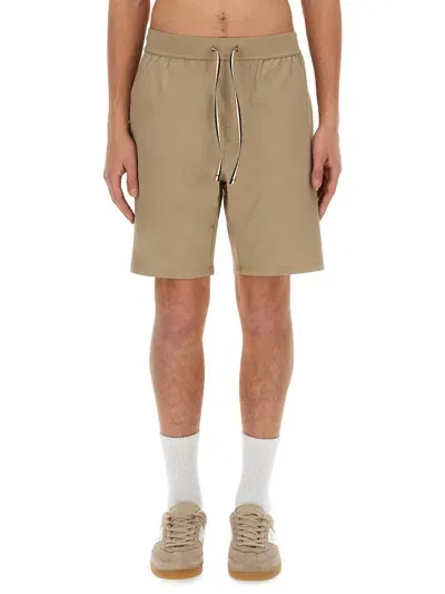 Hugo Boss Bermuda With Logo In Beige