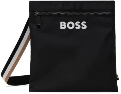 Hugo Boss Catch 3.0 Mens Crossbody Envelope Bag In Black 001