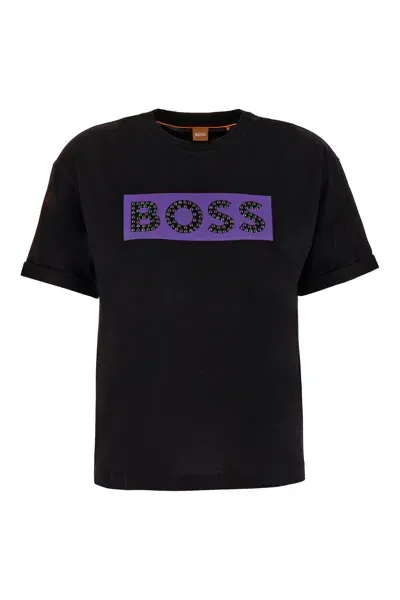 Hugo Boss Black Cotton T-shirt