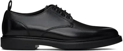 Hugo Boss Black Lace-up Derbys In 001-black