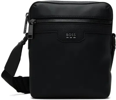 Hugo Boss Black Logo Hardware Bag In Black 001