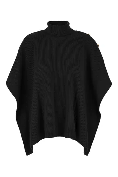 Hugo Boss Black Nylon Blend Cape