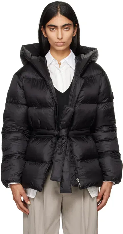 Hugo Boss Black Peruni Puffer Jacket In 001 Black