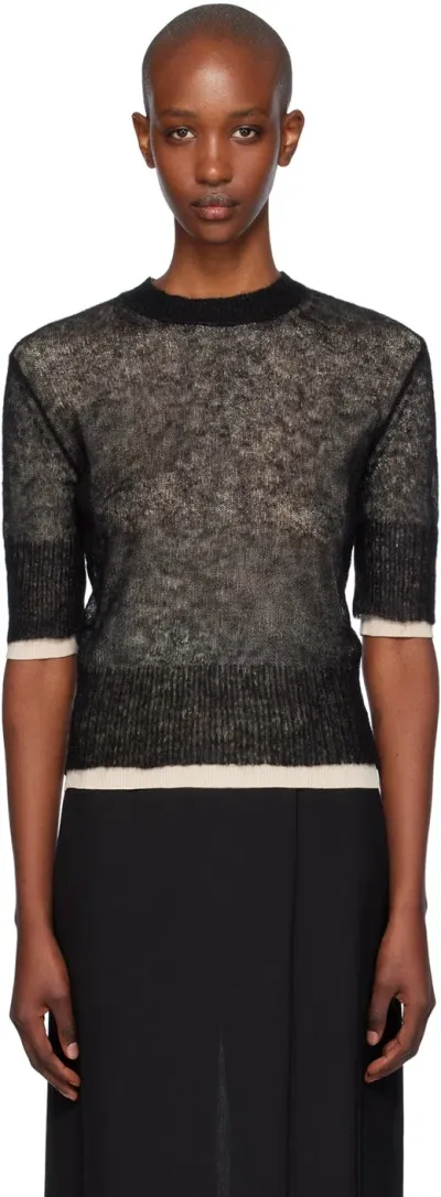 Hugo Boss Black Sheer Sweater