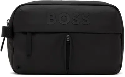 Hugo Boss Black Washbag Pouch In 001-black