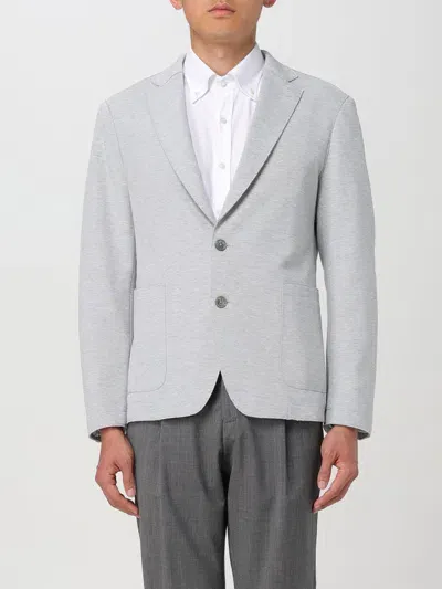 Hugo Boss Blazer Boss Men Color Grey In 灰色