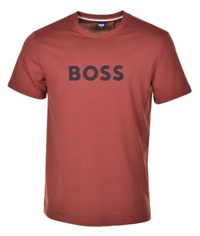 Hugo Boss Bodywear Logo T Shirt Deep Red