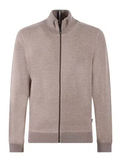 Hugo Boss Boss Boss Cardigan In Beige