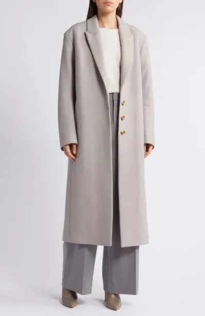 Hugo Boss Boss Carund Wool Blend Coat In Griffin Melange