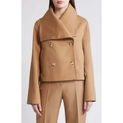 Hugo Boss Boss Caspera Double Breasted Jacket In Iconic Camel