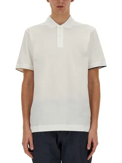 Hugo Boss Cotton Polo In White