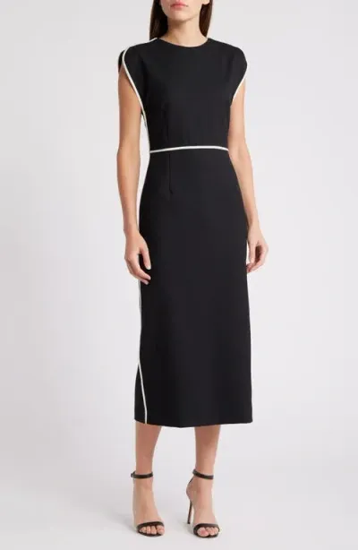 Hugo Boss Detira Sheath Dress In Black