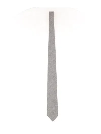 Hugo Boss Boss Dpp-wool Tie In Grey