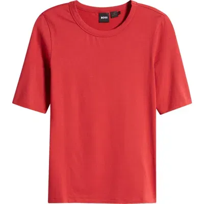 Hugo Boss Boss Efita Short Sleeve T-shirt In Hope