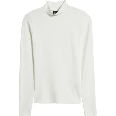 Hugo Boss Boss Emata Mock Neck Top In Soft Cream