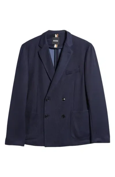 Hugo Boss Boss Hanry Navy Sport Coat In Dark Blue