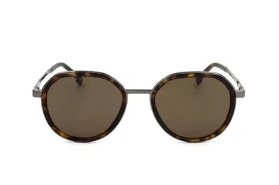 Hugo Boss Boss  Geometric Frame Sunglasses In Brown