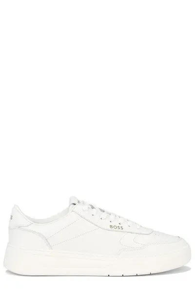 Hugo Boss Boss  Logo Printed Low In White