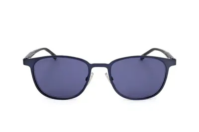 Hugo Boss Boss  Oval Frame Sunglasses In Blue