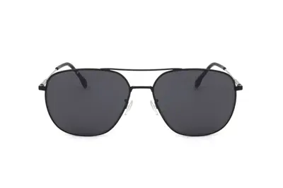 Hugo Boss Grey Pilot Men's Sunglasses Boss 1218/f/sk 0ti7/ir 62 In Sisal