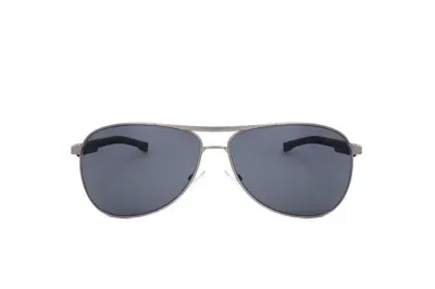 Hugo Boss Boss  Pilot Frame Sunglasses In Silver