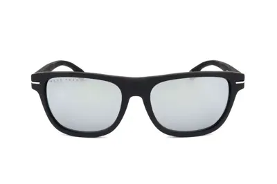 Hugo Boss Boss  Rectangular Frame Sunglasses In Black