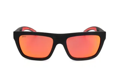 Hugo Boss Boss  Rectangular Frame Sunglasses In Black