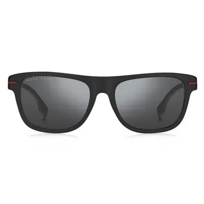 Hugo Boss Boss  Rectangular Frame Sunglasses In Black