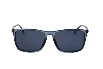 Hugo Boss Boss  Rectangular Frame Sunglasses In Blue