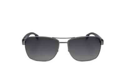 Hugo Boss Boss  Rectangular Frame Sunglasses In Metallic