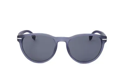 Hugo Boss Boss  Round Frame Sunglasses In Gray