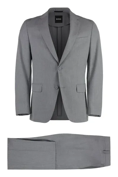 Hugo Boss Boss  Two Piece Tailored Suit In Grey