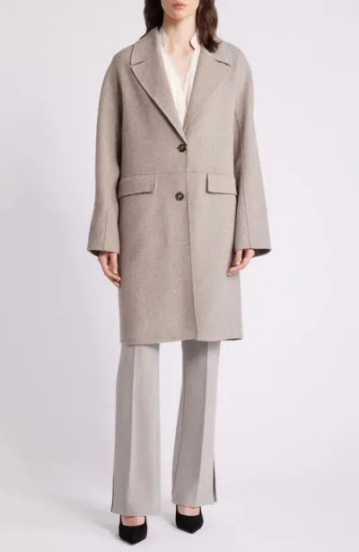 Hugo Boss Boss Jaleto Double Breasted Blazer In Wolf Grey Melange