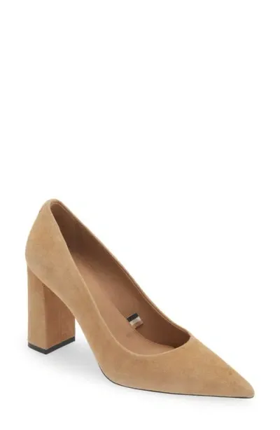 Hugo Boss Boss Janet Pointed Toe Pump In Neutrals