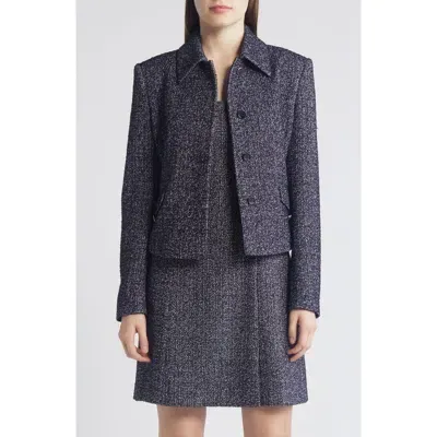 Hugo Boss Boss Jaxson Tweed Jacket In Insignia Blue Tweed