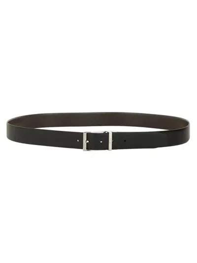 Hugo Boss Leather Belt In Black