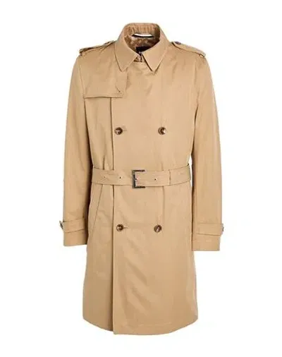 Hugo Boss H-hyde Cotton Trench Coat In Medium Beige