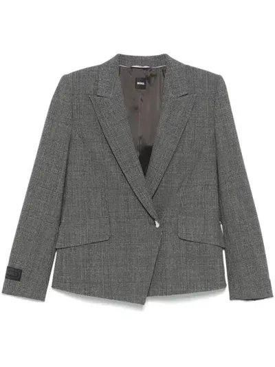 Hugo Boss Jarinara Jacket In Grey