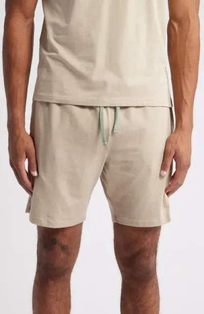 Hugo Boss Boss Mix Match Pajama Shorts<br /> In Light Beige