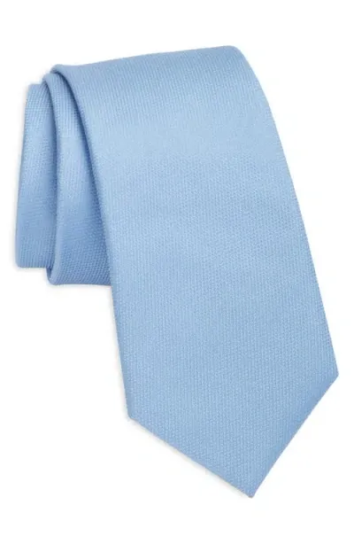 Hugo Boss Boss Neat Silk Tie In Blue