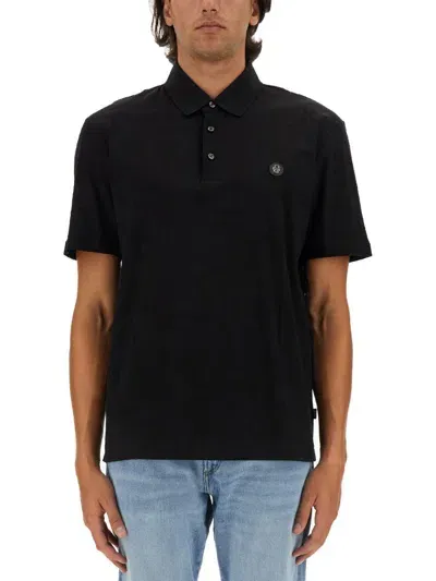 Hugo Boss Boss Polo With Logo In Black