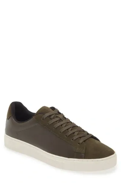 Hugo Boss Boss Rhys Sneaker In Olive Green